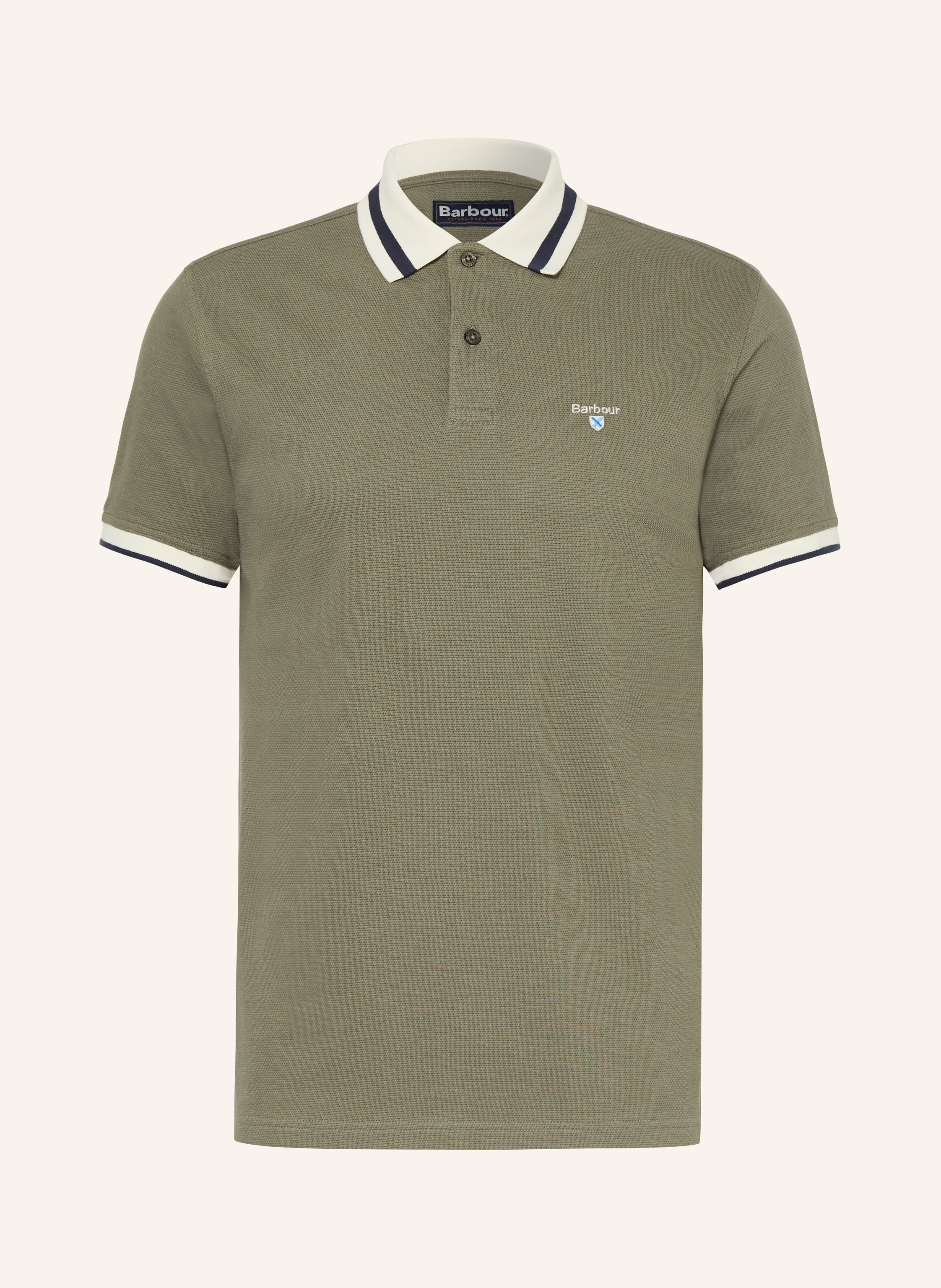 Barbour Piqué-Poloshirt ANTHORN