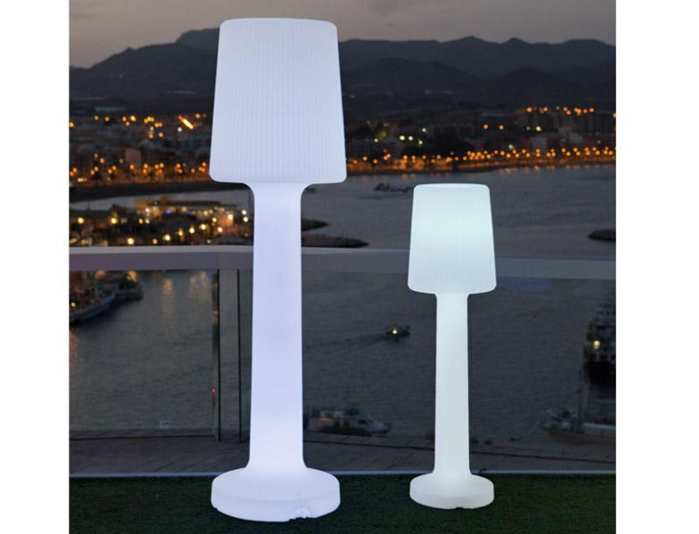 NEW GARDEN lampa ogrodowa CARMEN 110BATTERY biała