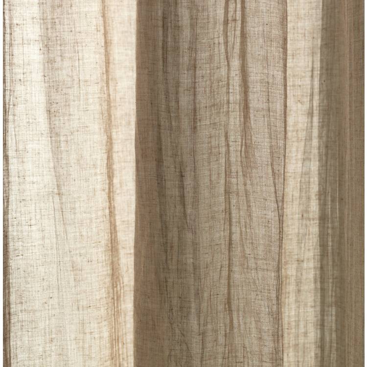 Habitat Double Unlined Voile Curtain - Natural - 140x229cm