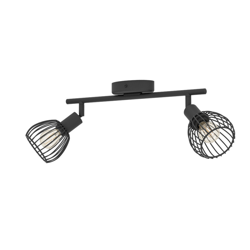 Spot Sonnino noir E14 2 x 40 W EGLO