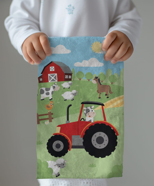 Ręczniczek do przedszkola Farma 30x50 Detexpol