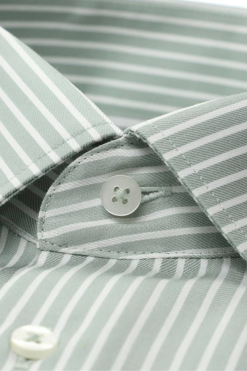 ETERNA Modern Fit Hemd hellgrün, Gestreift