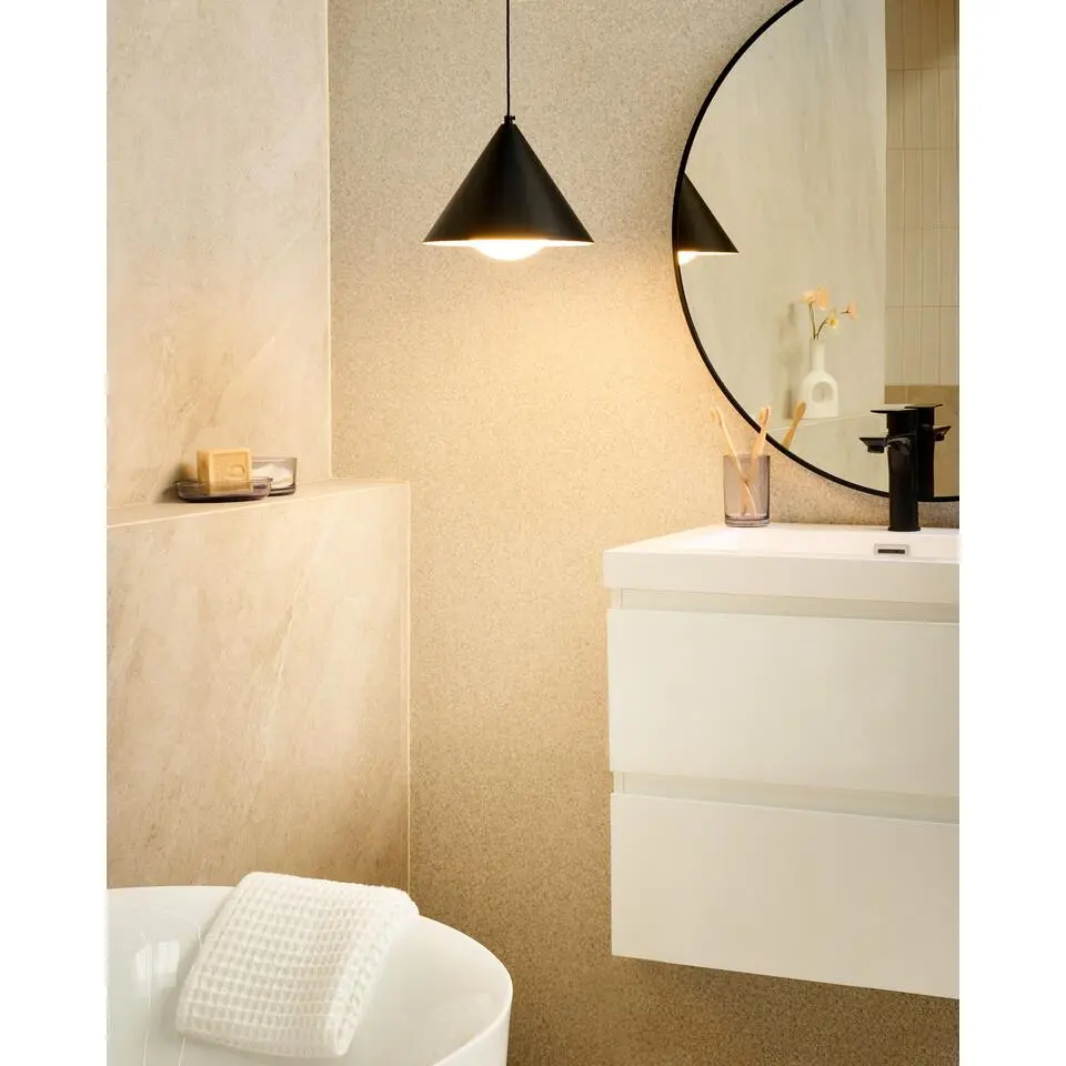 LEYRE - Hanglamp - Zwart - IJzer