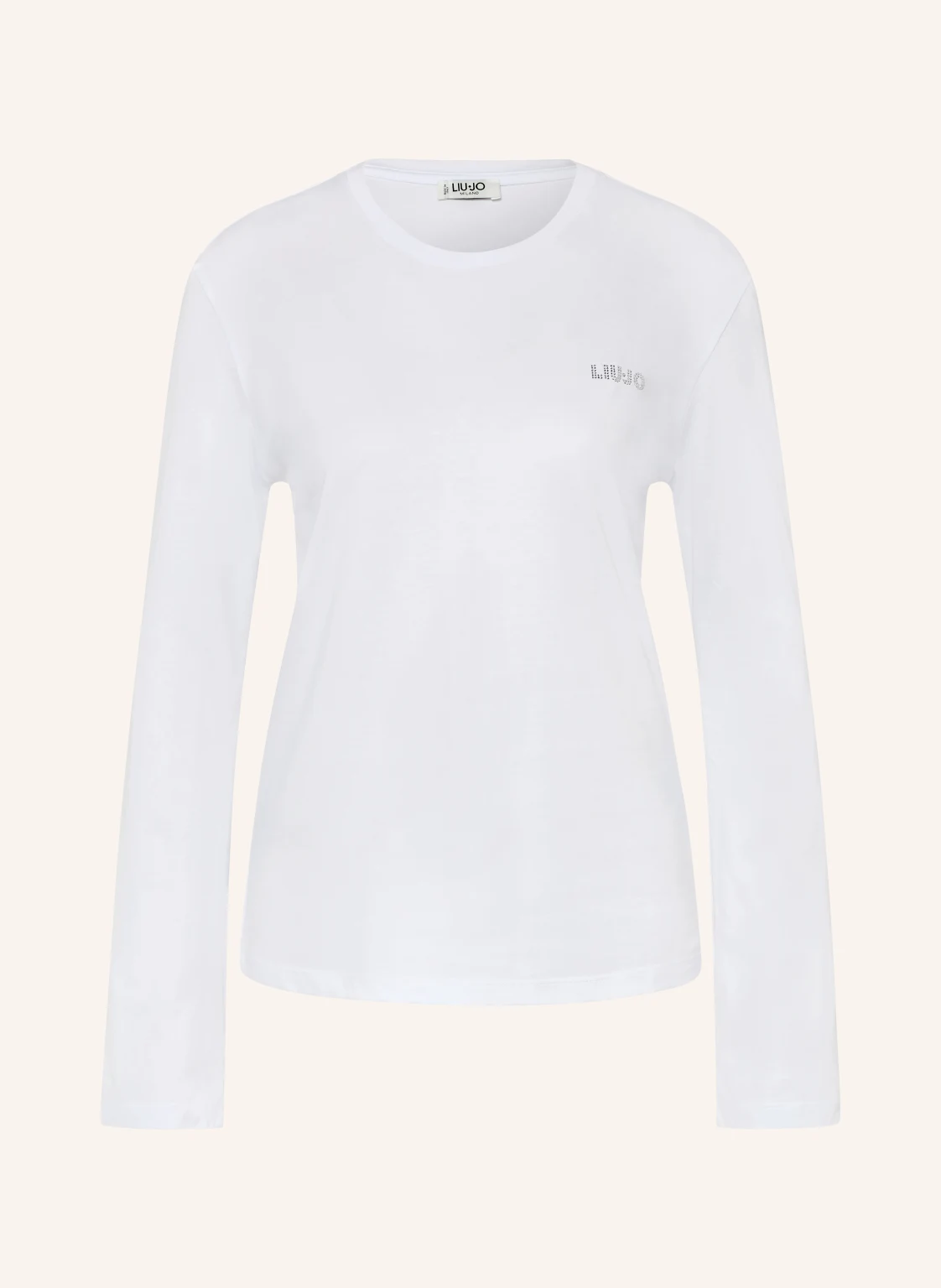 LIU JO Longsleeve mit Schmucksteinen