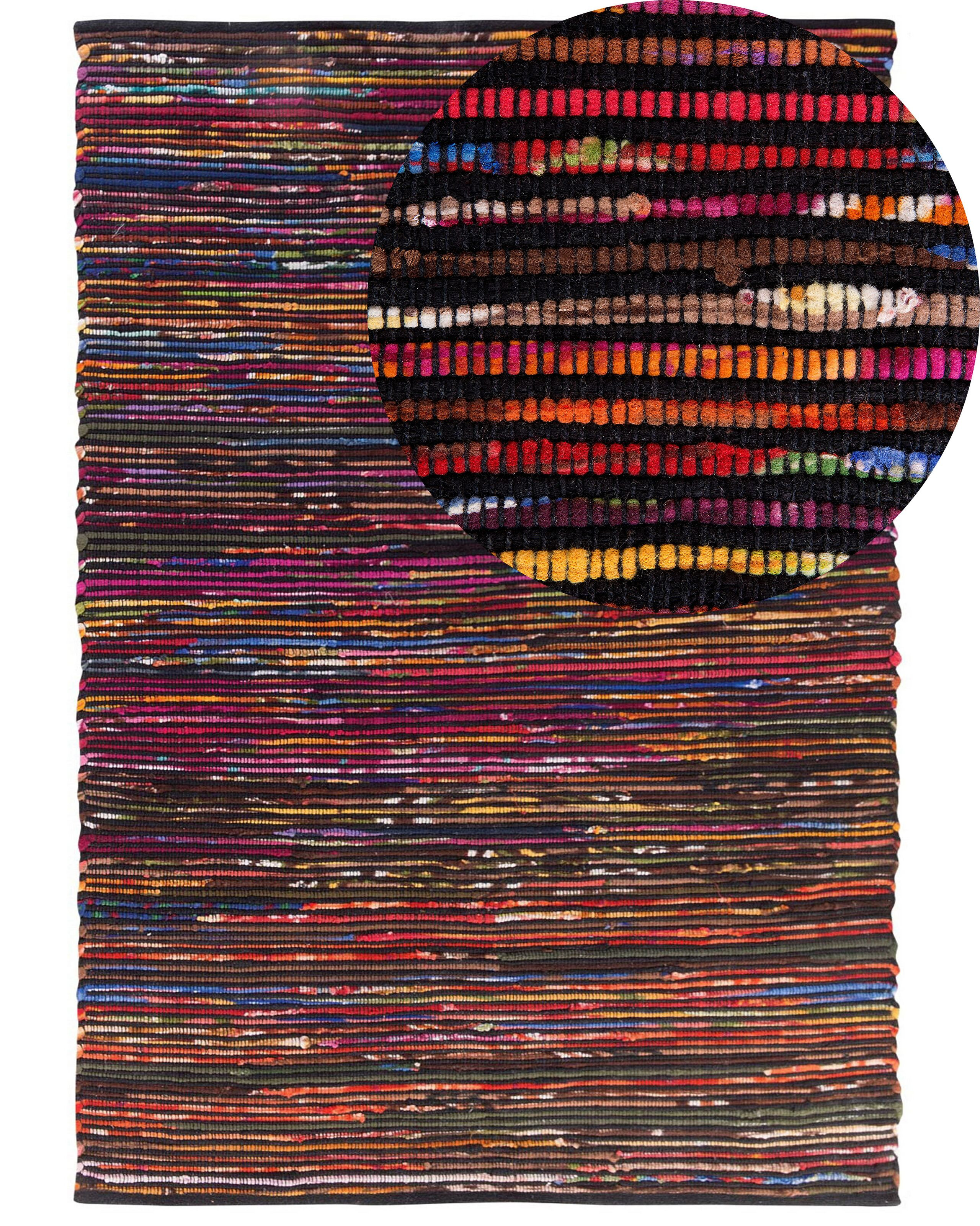 Dywan bawełniany 160x230 cm wielokolorowy