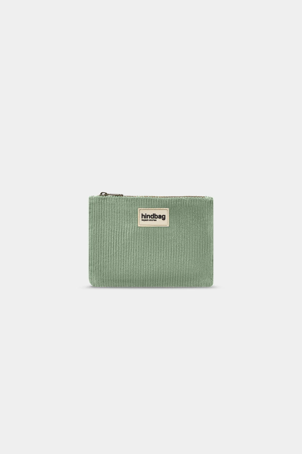 Pochette Lou Velours Vert d'eau