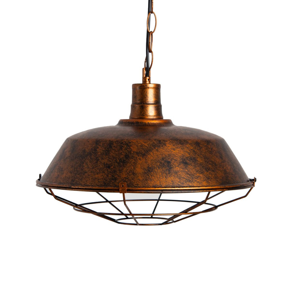 Lampa sufitowa miedziana Antique 1xE27x40W wym: 16x36x36 cm Abigali