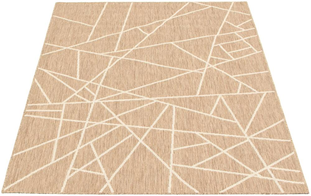 ECARPET Sisal Abstract Polypropylene Indoor Area Rug, Taupe/Champagne, Assorted Sizes