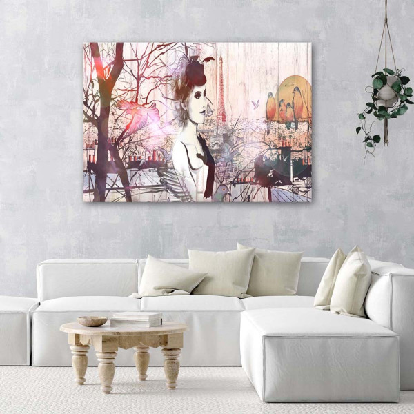 Feeby Obraz na płótnie Kobieta we Francji 60x40