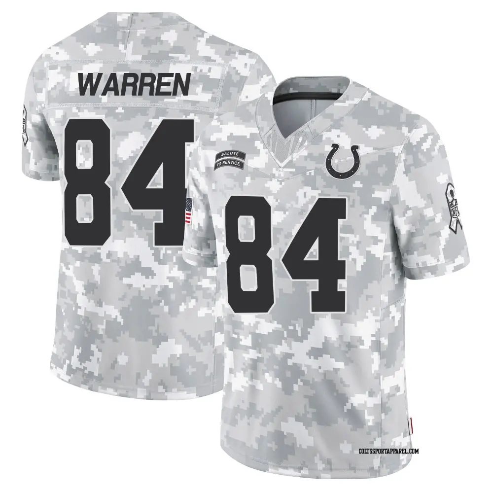 Tyler Warren Indianapolis Colts Nike 2024 Salute to Service Limited Jersey - Arctic Camo