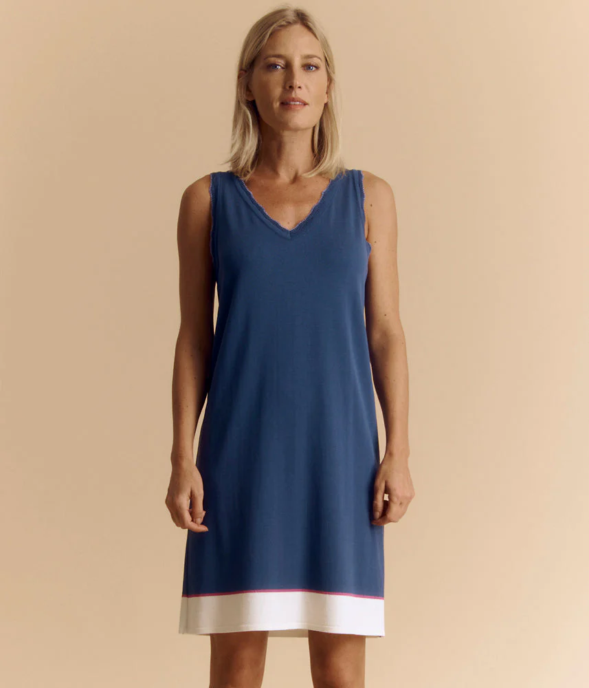 Robe débardeur maille en jersey de viscose stretch ONYX/85217/881
