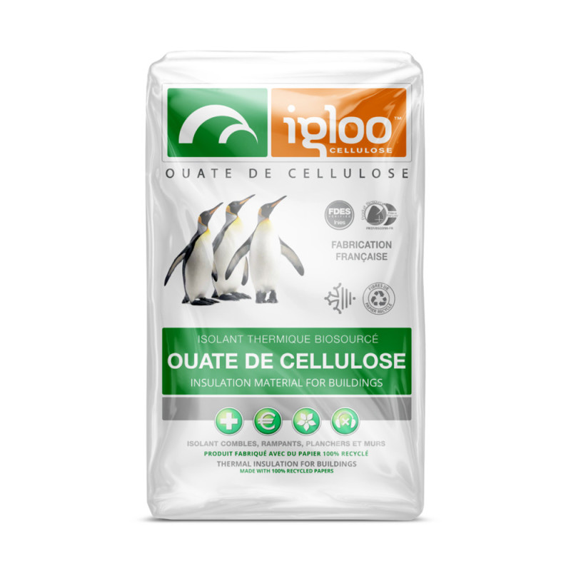 Ouate de cellulose 11,3 kg IGLOO