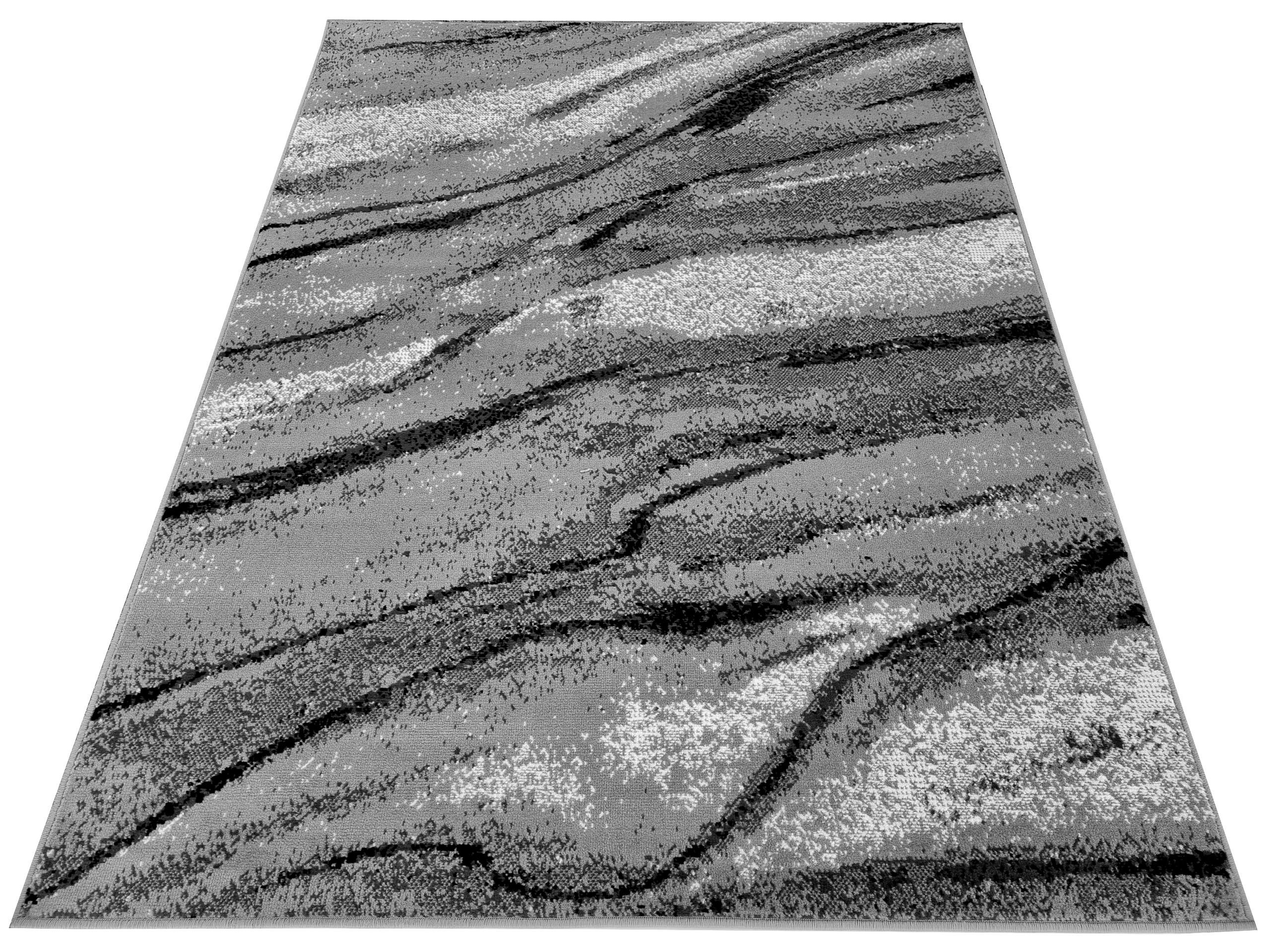 Dywan nowoczesny szary do salonu pokoju 006 - 180x250 cm - modny solidny