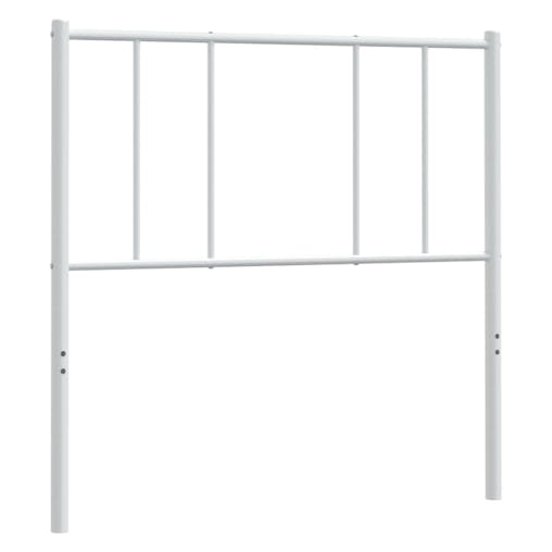 NNEVL Metal Headboard White 107 cm
