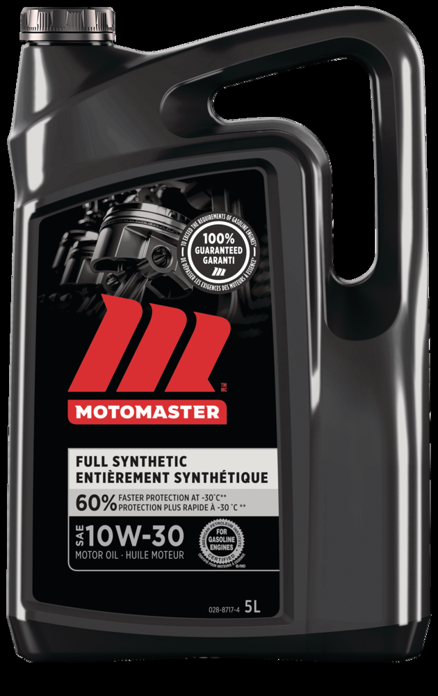 MotoMaster 10W30 Synthetic Engine/Motor Oil, 5-L