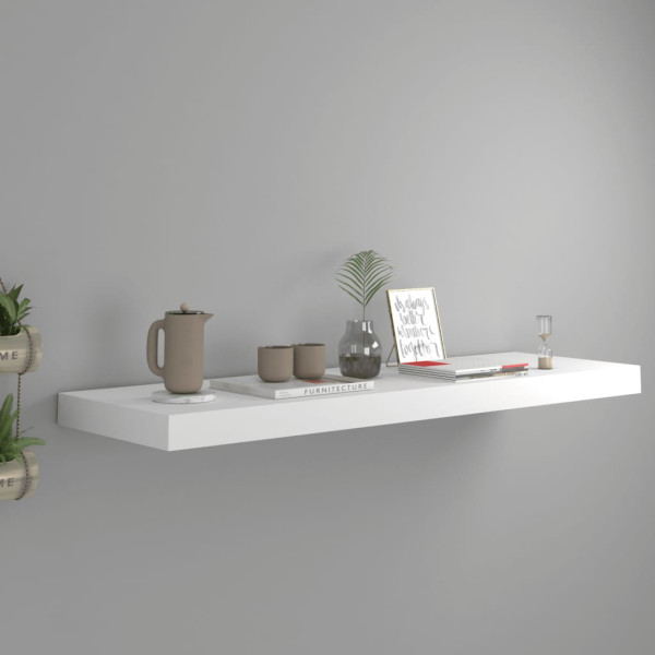 Półka ścienna Biały 80 x 23.5 x 3.8 cm MDF vidaXL