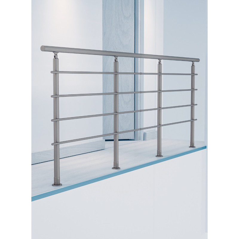 Kit garde-corps type J pour escalier Bretagne 320 cm SOGEM