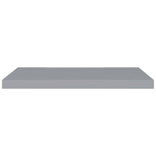 NNEVL Floating Wall Shelves 4 pcs Grey 80x23.5x3.8 cm MDF