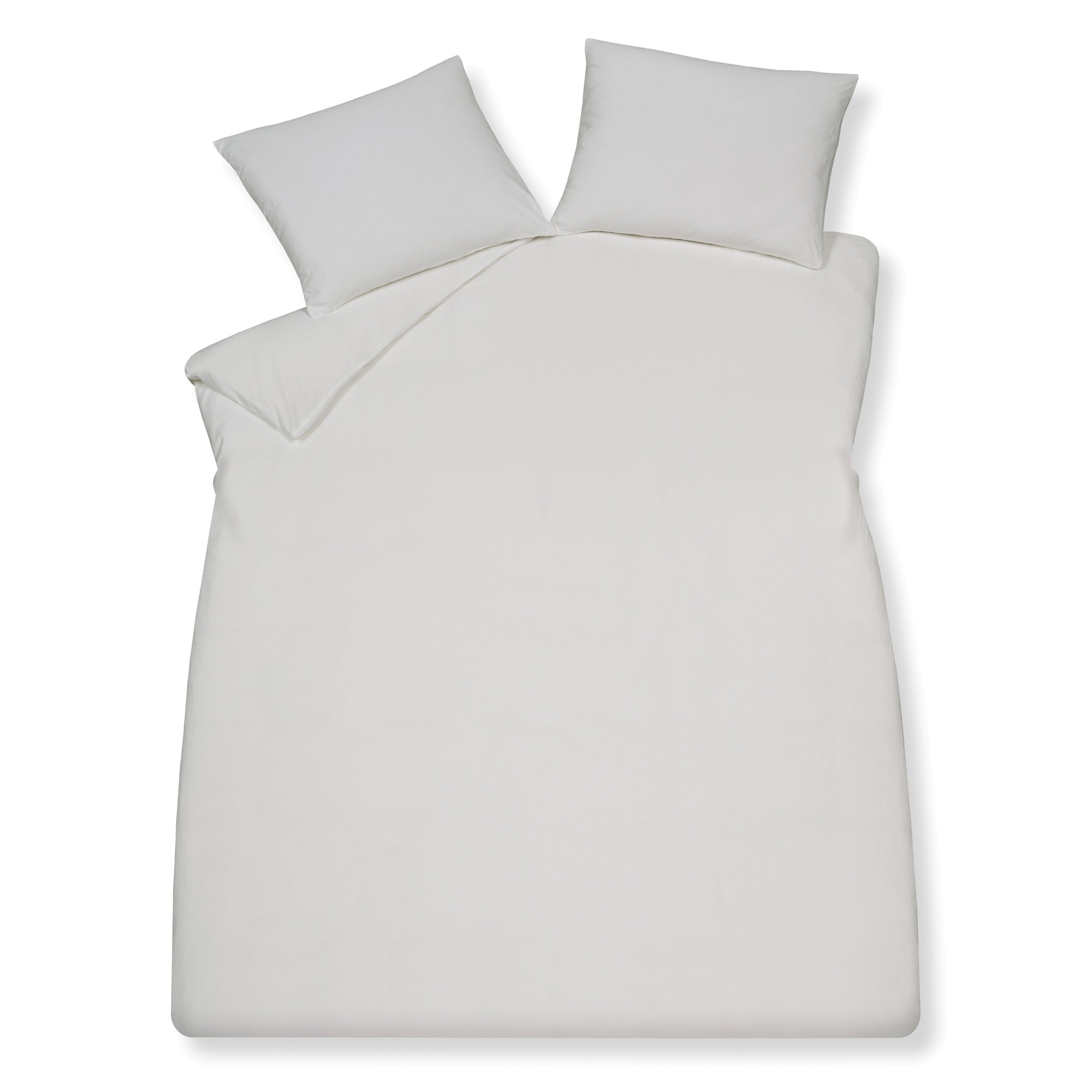 Pure 66 Dekbedovertrek Light Stone   200 x 200 220 cm   Grijs   Beige