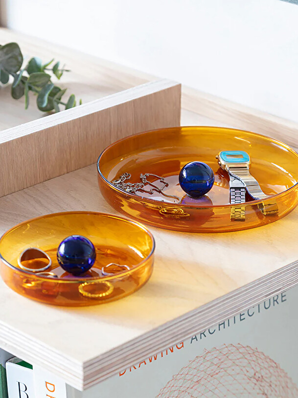 Grand vide poche bubble ambre/cobalt - b... orange