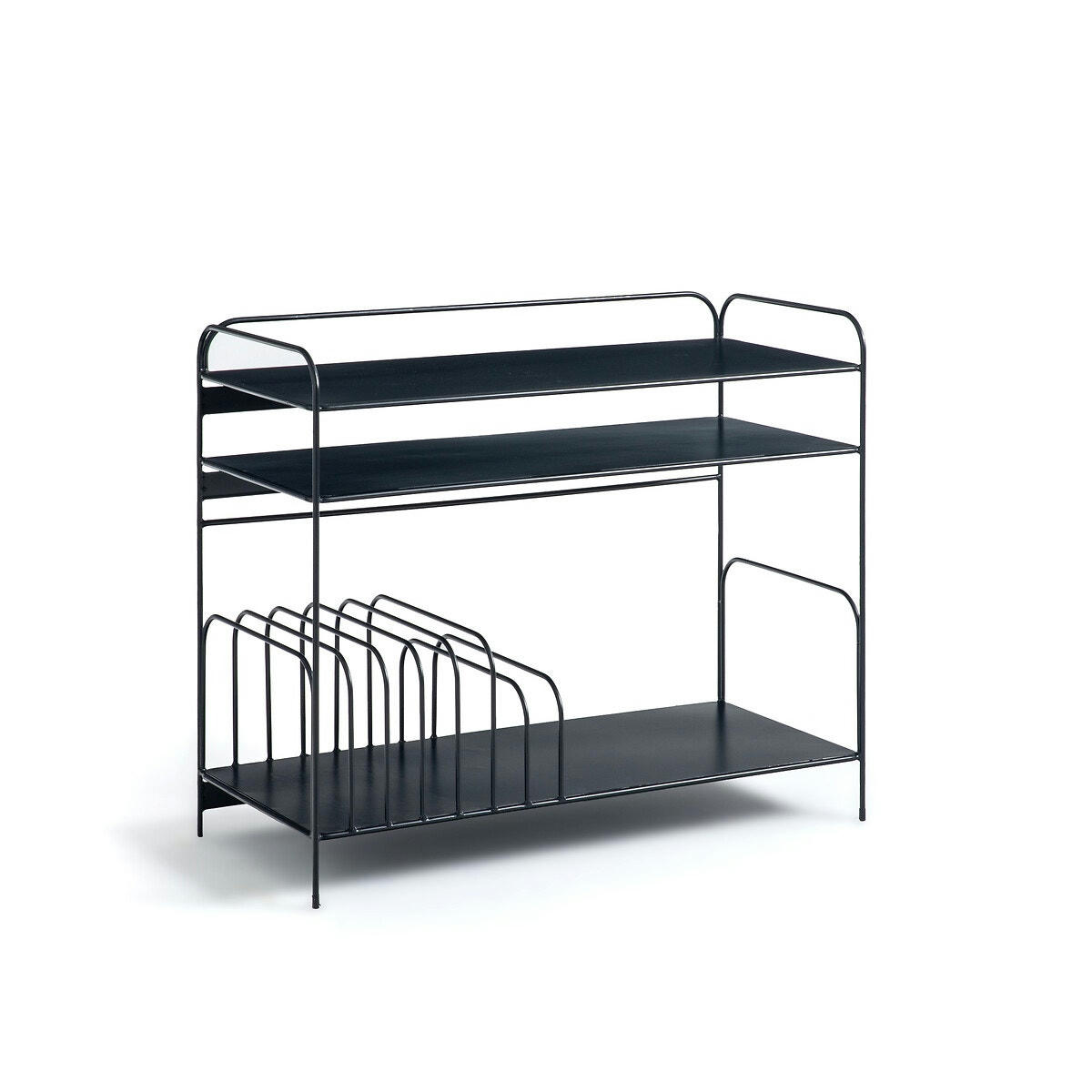 Meuble vinyles métal acier, Hiba