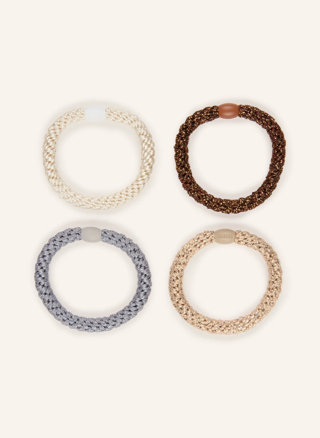 KKNEKKI 4er-Set Haargummis