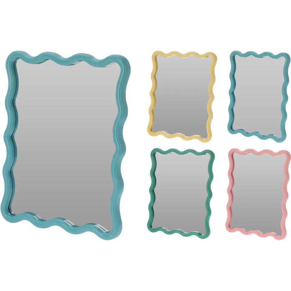 Home & Styling kinder wandspiegel - Princess - 30x38cm - geel