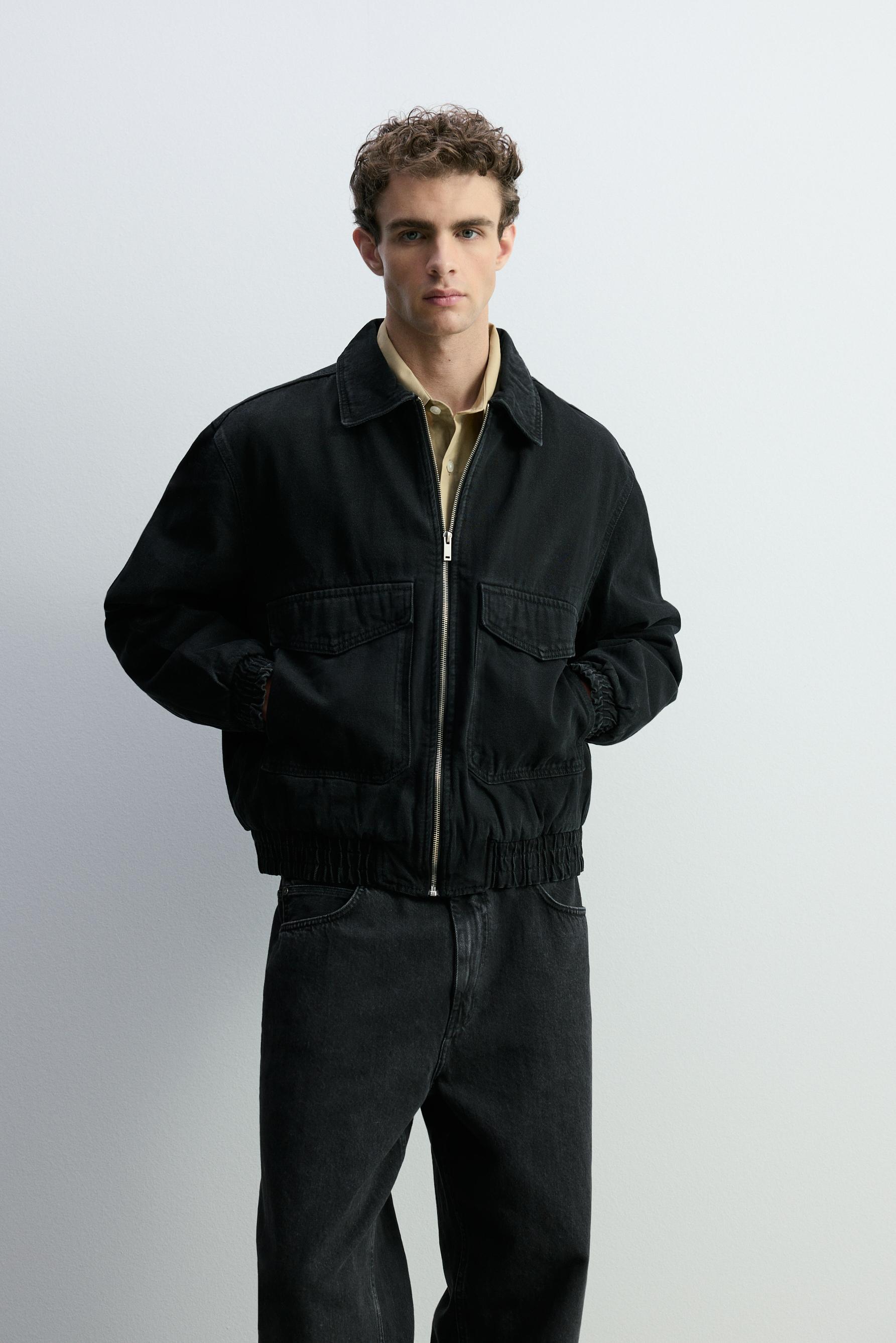 Cazadora denim boxy