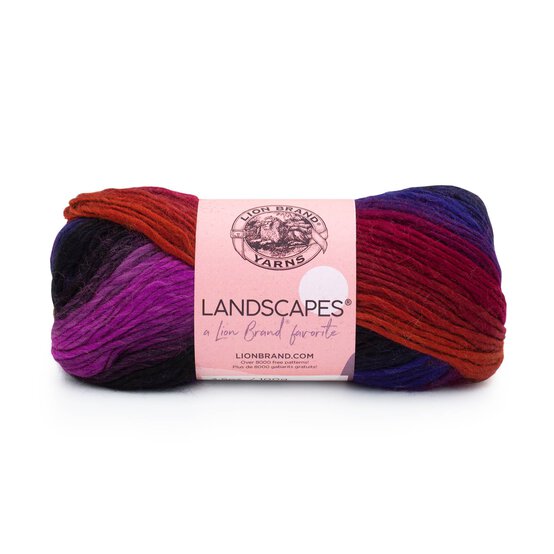Lion Brand Volcano Landscapes Aran 100g
