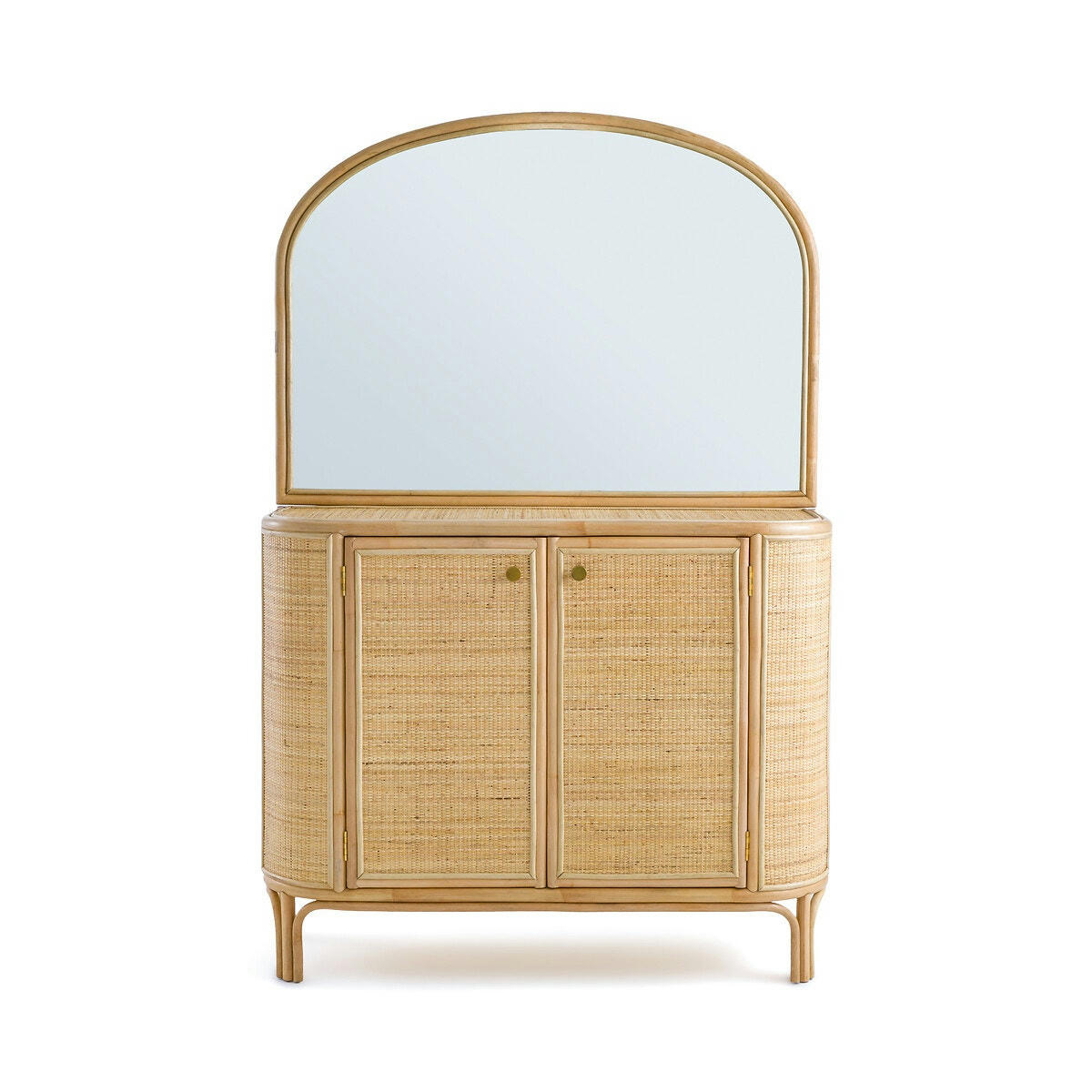 Buffet rotin et miroir intégré, Ladara