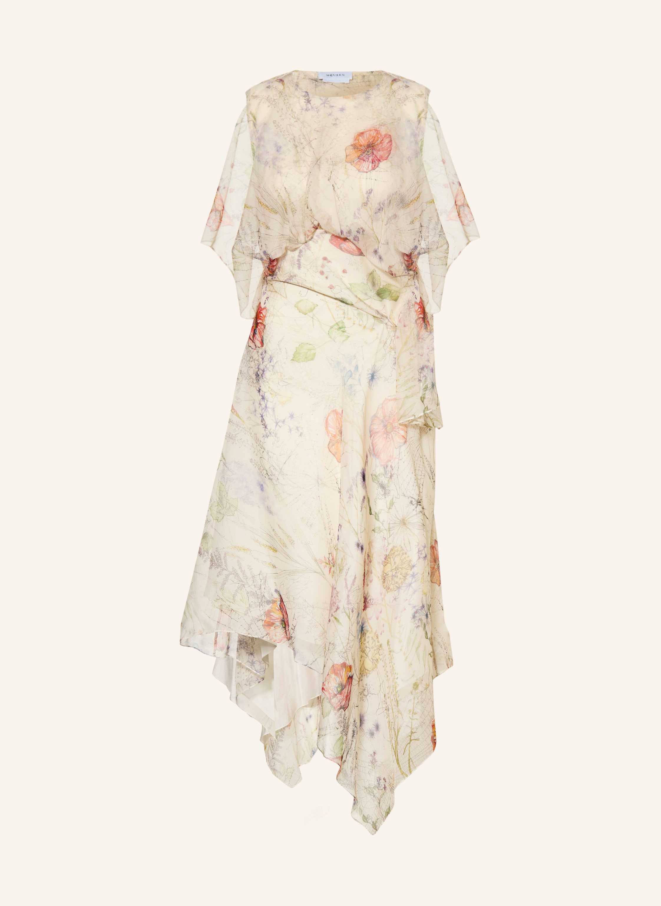 McQUEEN Seidenkleid