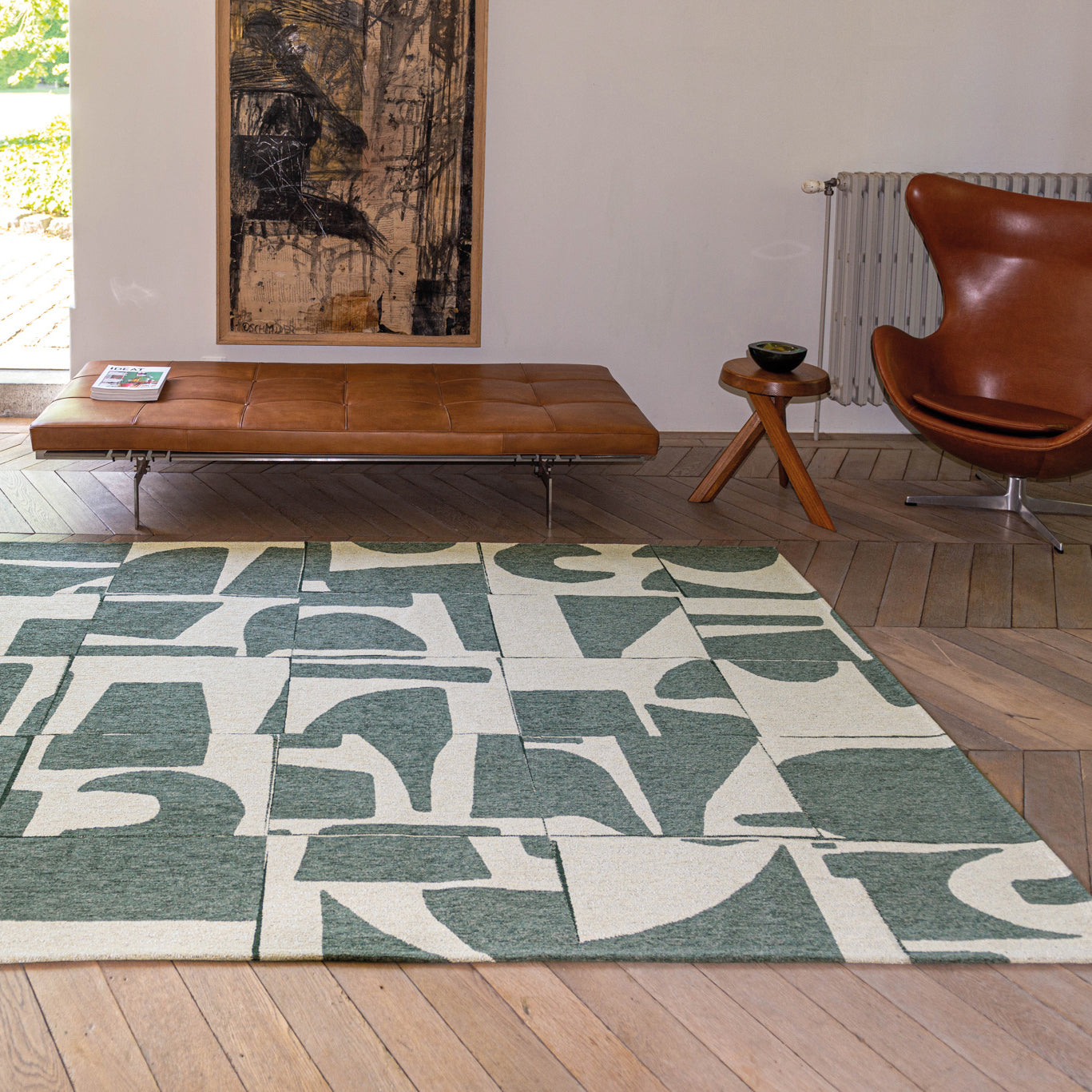 Louis de Poortere Craft Papercut Vloerkleed 170 x 240 cm - Sea Spray