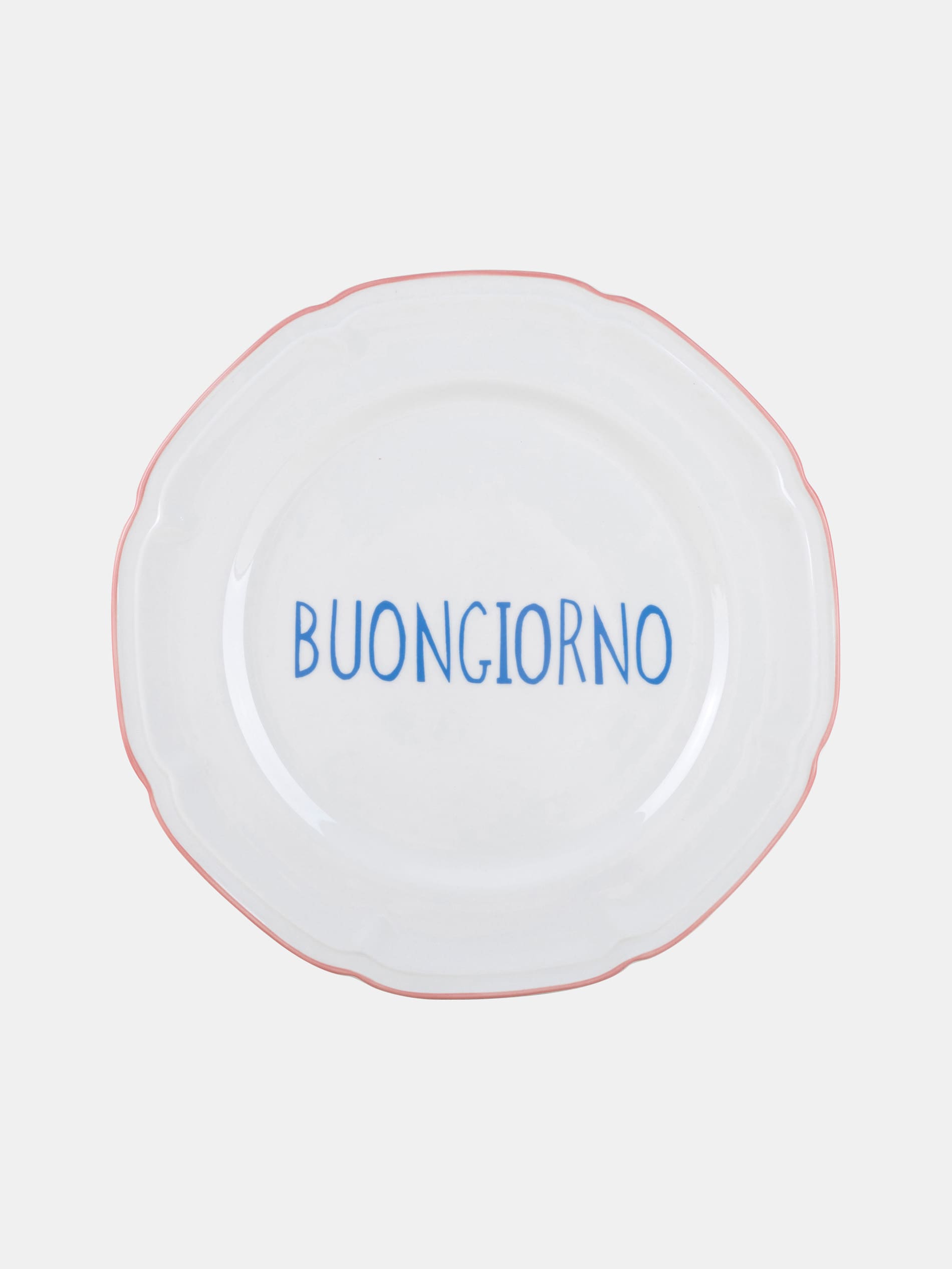 Ceramiczny talerz z napisem Buongiorno