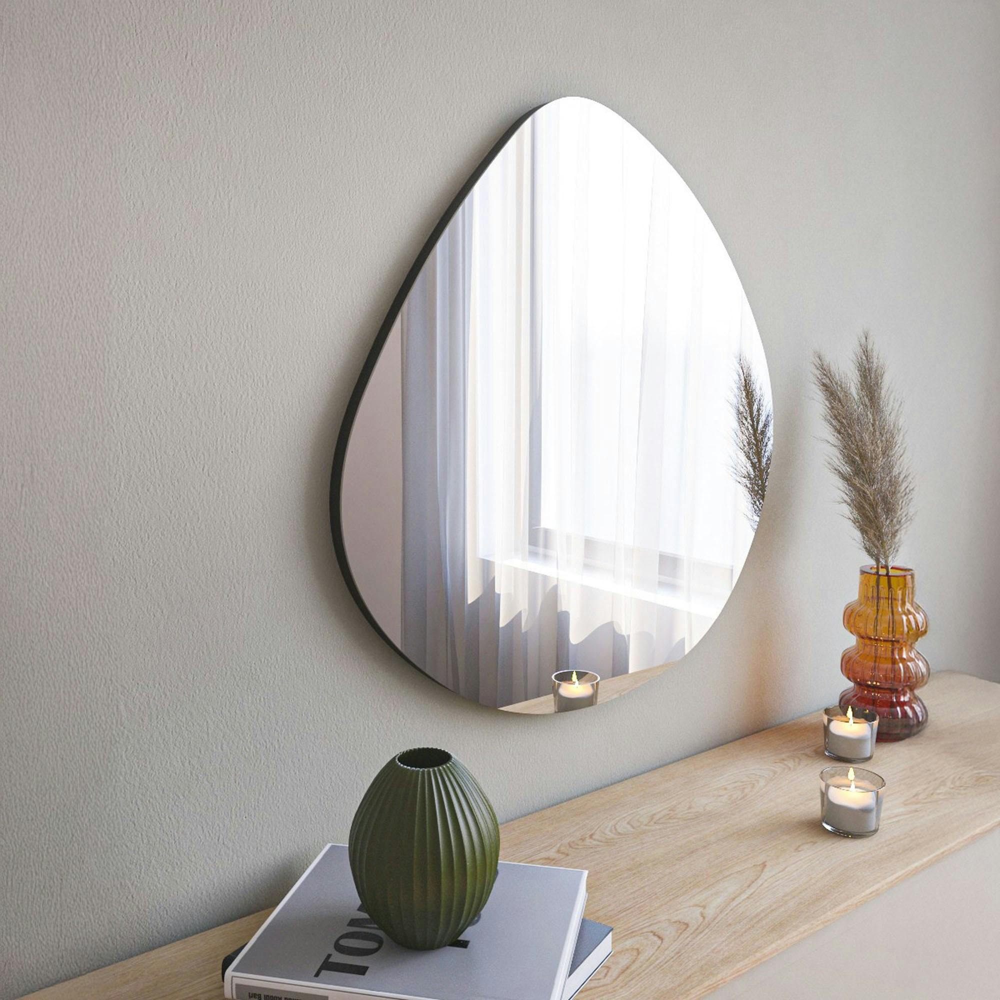 Miroir d'entrée organique 60 cm - lignes naturelles CODY
