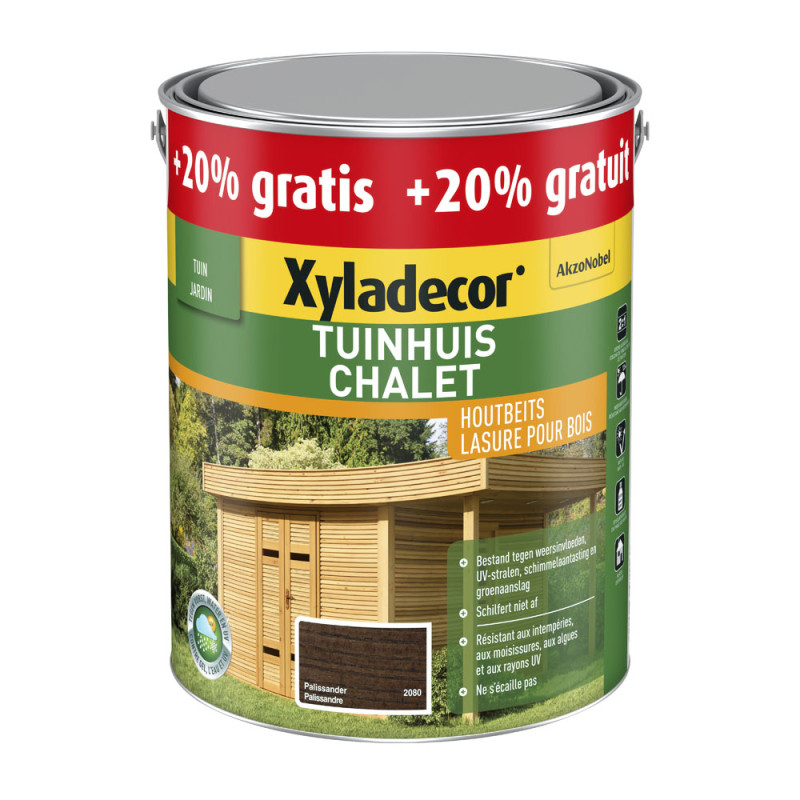 Lasure pour bois Chalet palissandre 2,5   0,5 L XYLADECOR
