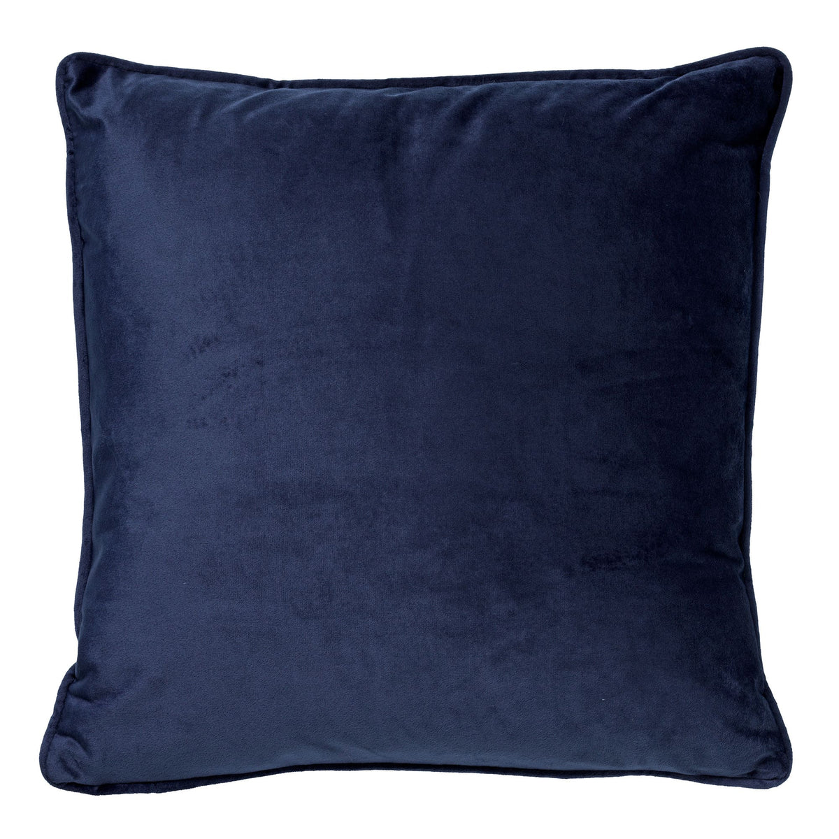 FINN - Sierkussen 60x60 cm - velvet - effen kleur - Insignia Blue - donkerblauw