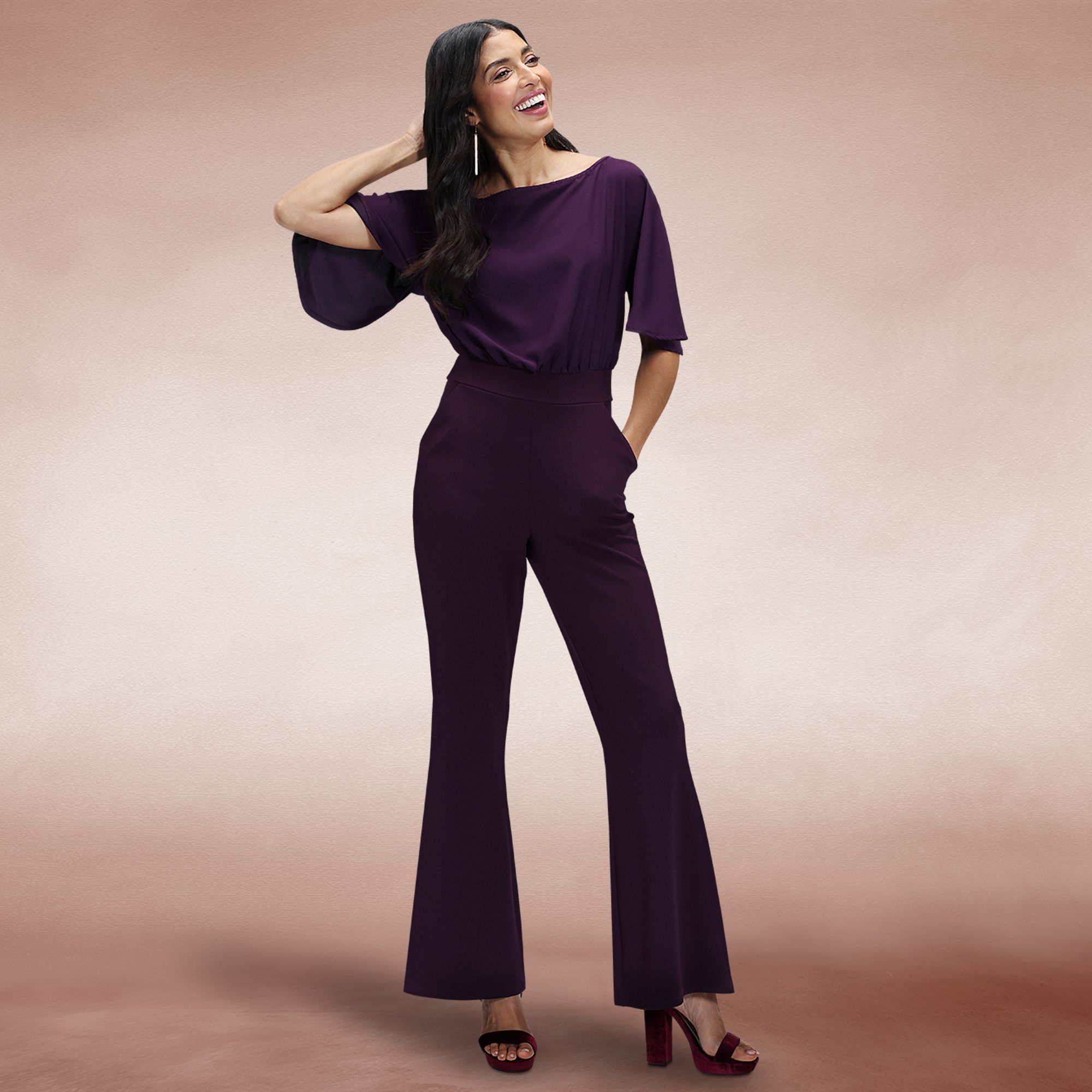 Hot Squash Drop Shoulder Jumpsuit