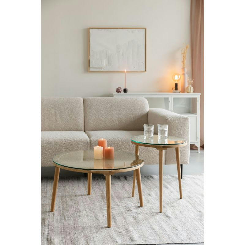 - Table basse design en bois bois