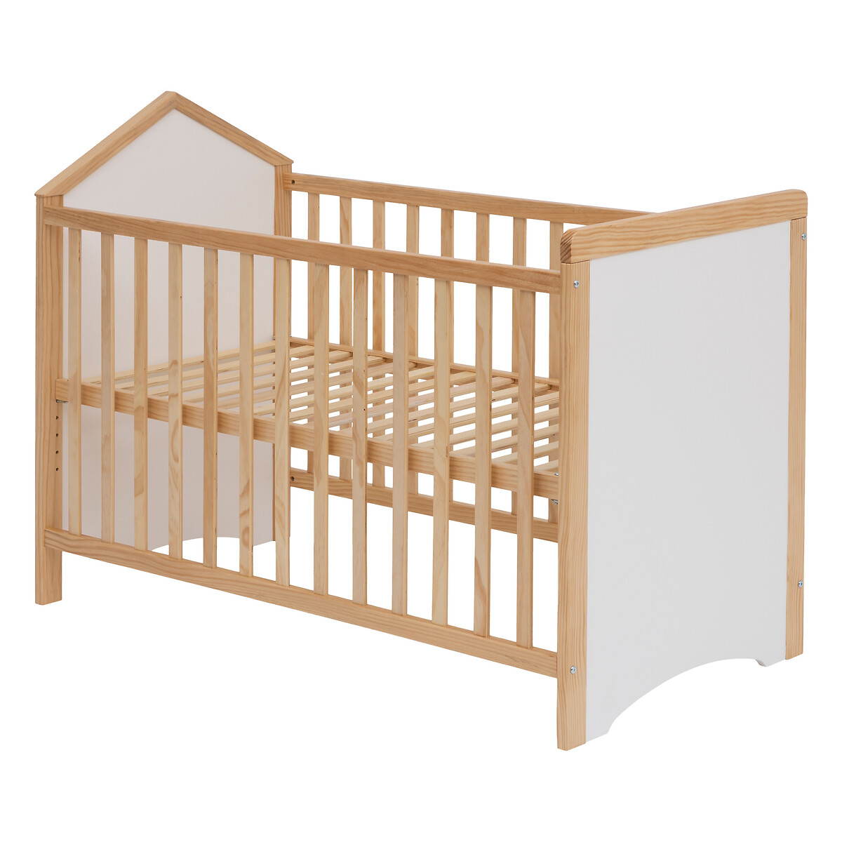 "Sama" integrated box spring cot White, 60x120 cm