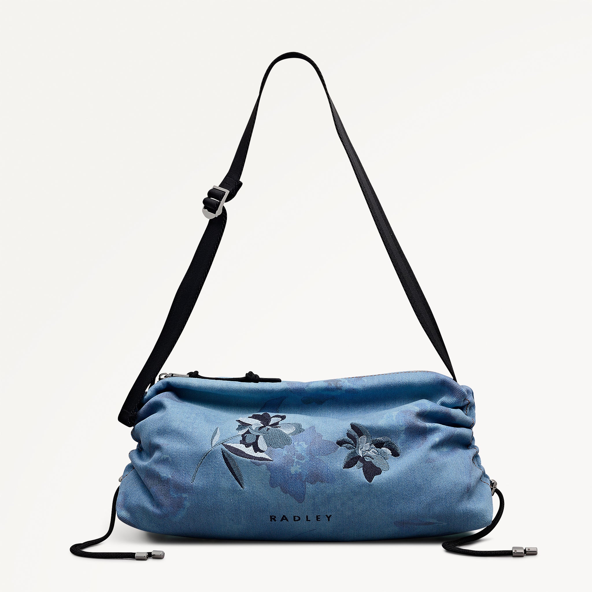 Eden Row - Denim - Medium Ziptop Cross Body
