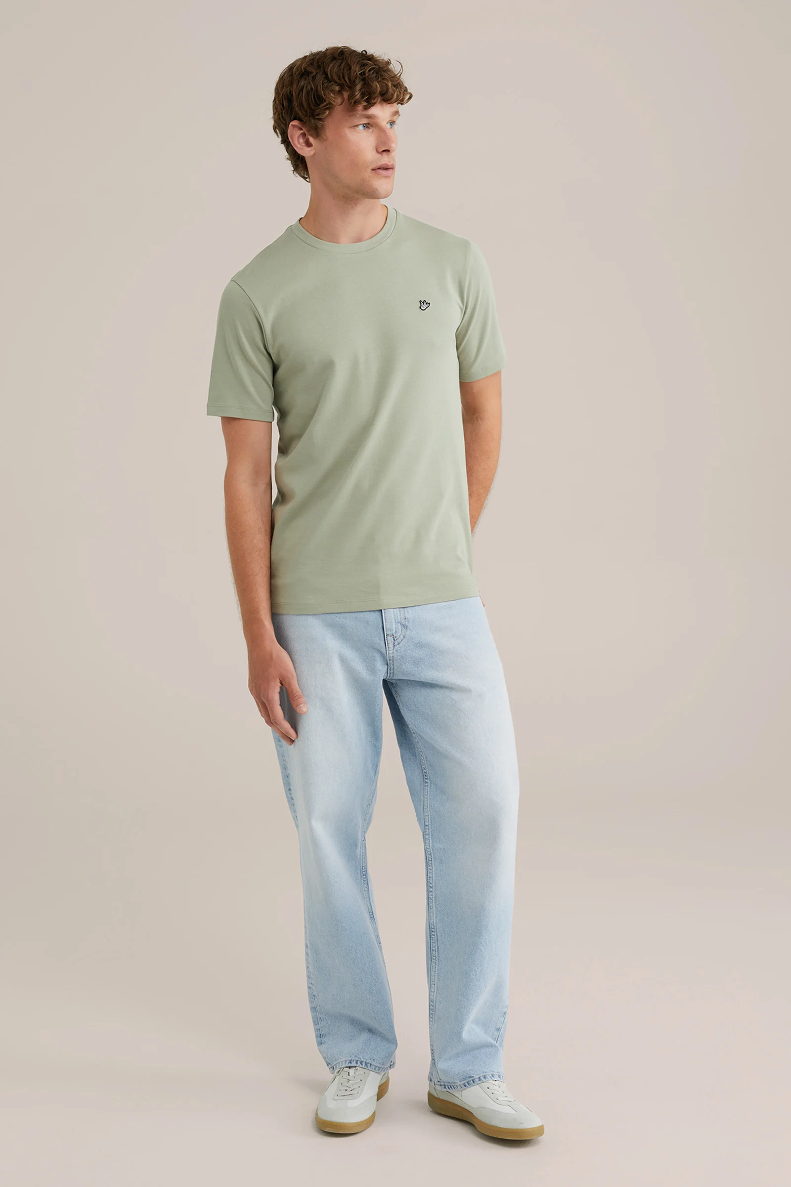 Heren Regular fit T-shirt met embroidery