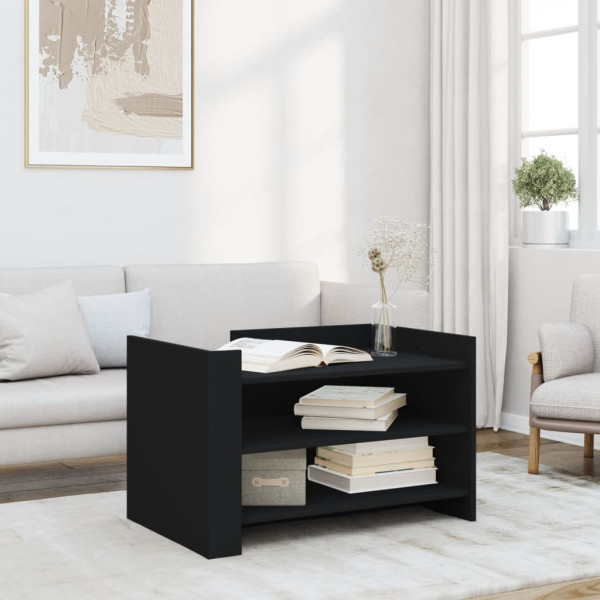 Stolik Kawowy Ława Stół Czarny 80x50x50 Do Salonu Do Pokoju