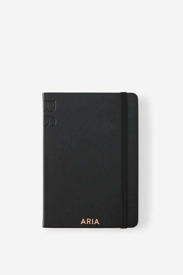 Personalised B6 Hard Cover Lined Notebook