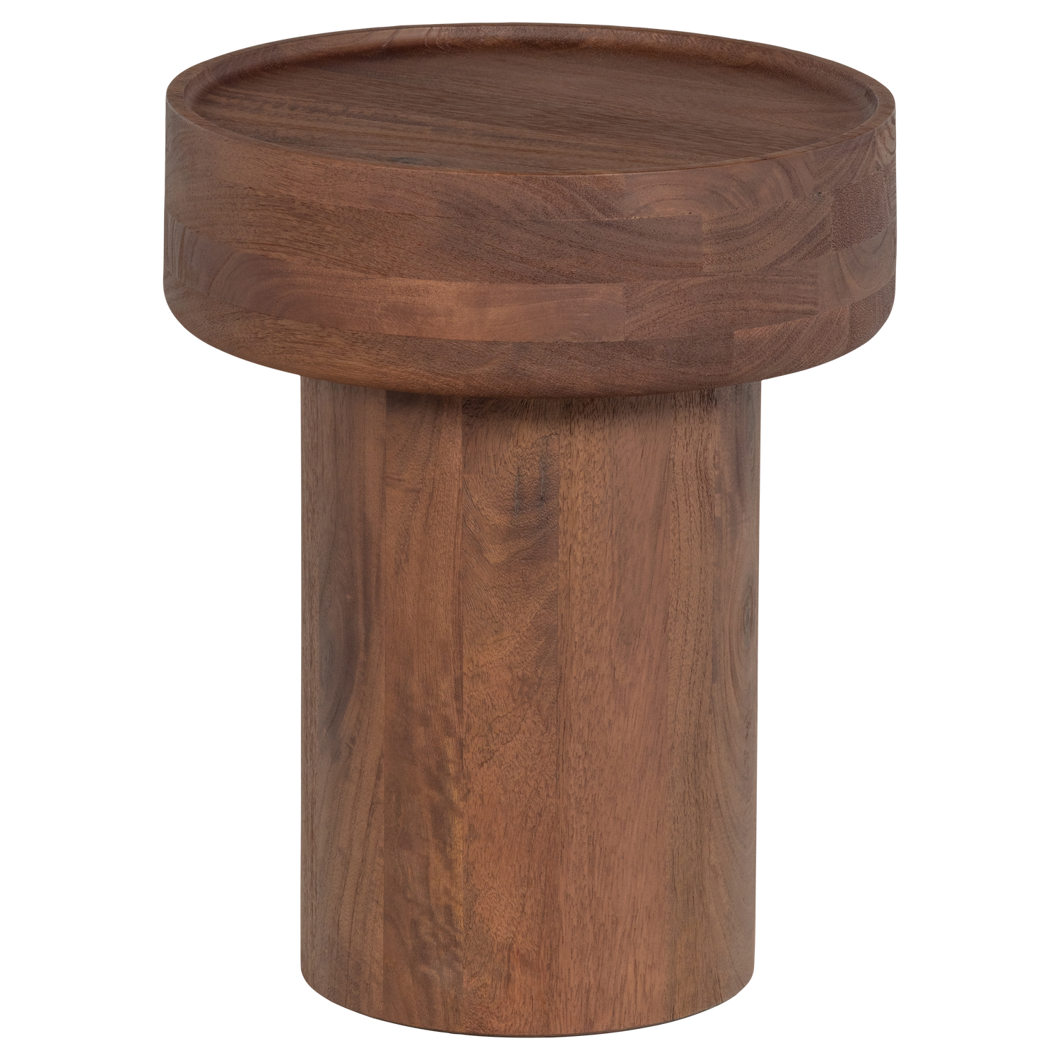 WOOOD bijzettafel Dara - Mangohout - Bruin - 50x40x40