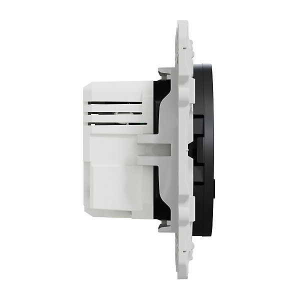 Mécanisme double chargeur usb A   C 12W Schneider Electric Odace gris anthracite