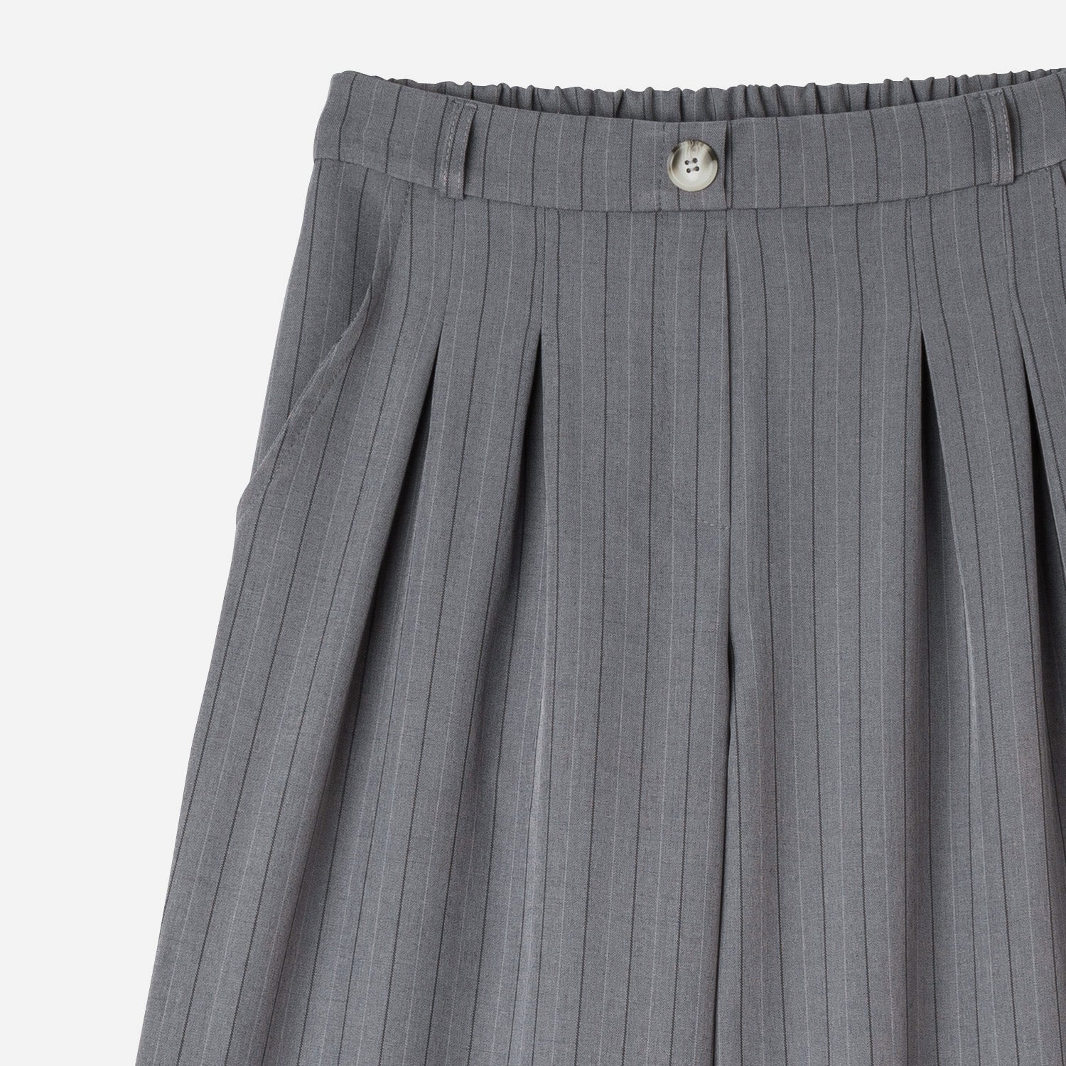 Pantalon de tailleur TEXTO gris rayures tennis