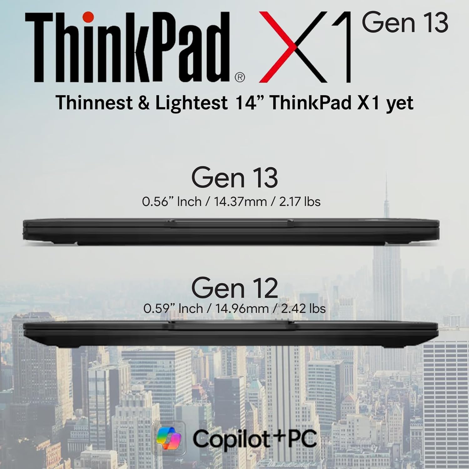 Lenovo Gen 13 ThinkPad X1 Carbon Touchscreen Laptop with Intel Ultra 7 265U Processor  14 WUXGA 100% sRGB  32GB DDR5 RAM  1TB NVMe Performance SSD  FHD+ IR+ RGB Camera  and Windows 11 Pro