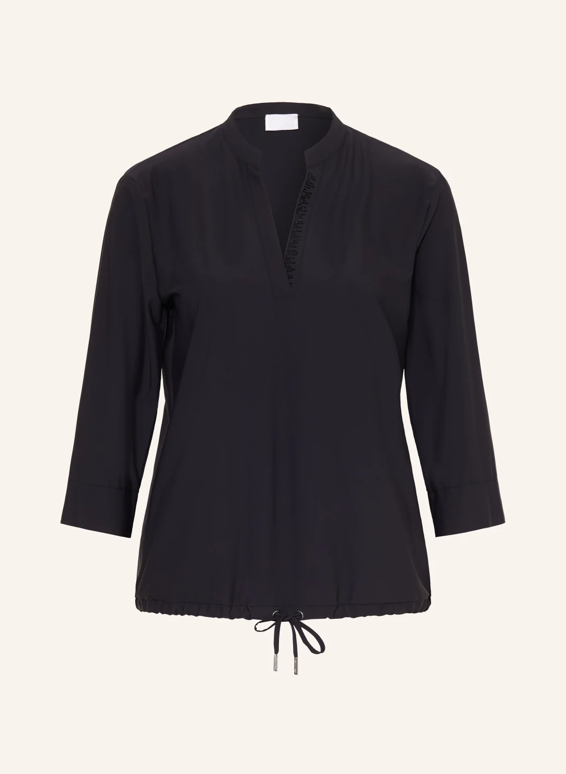 SPORTALM Blusenshirt mit Schmucksteinen und 3/4-Arm