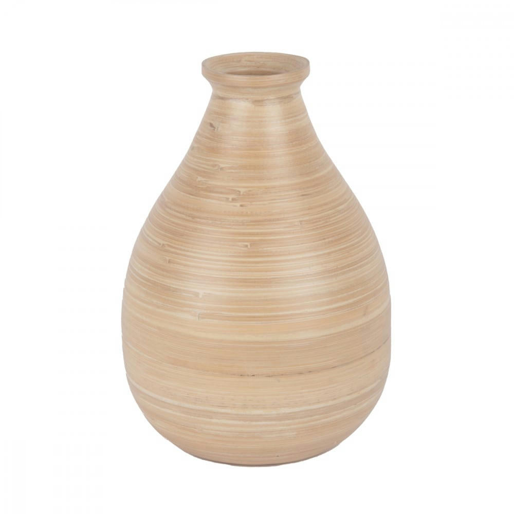 - Vase design en bambou H29cm