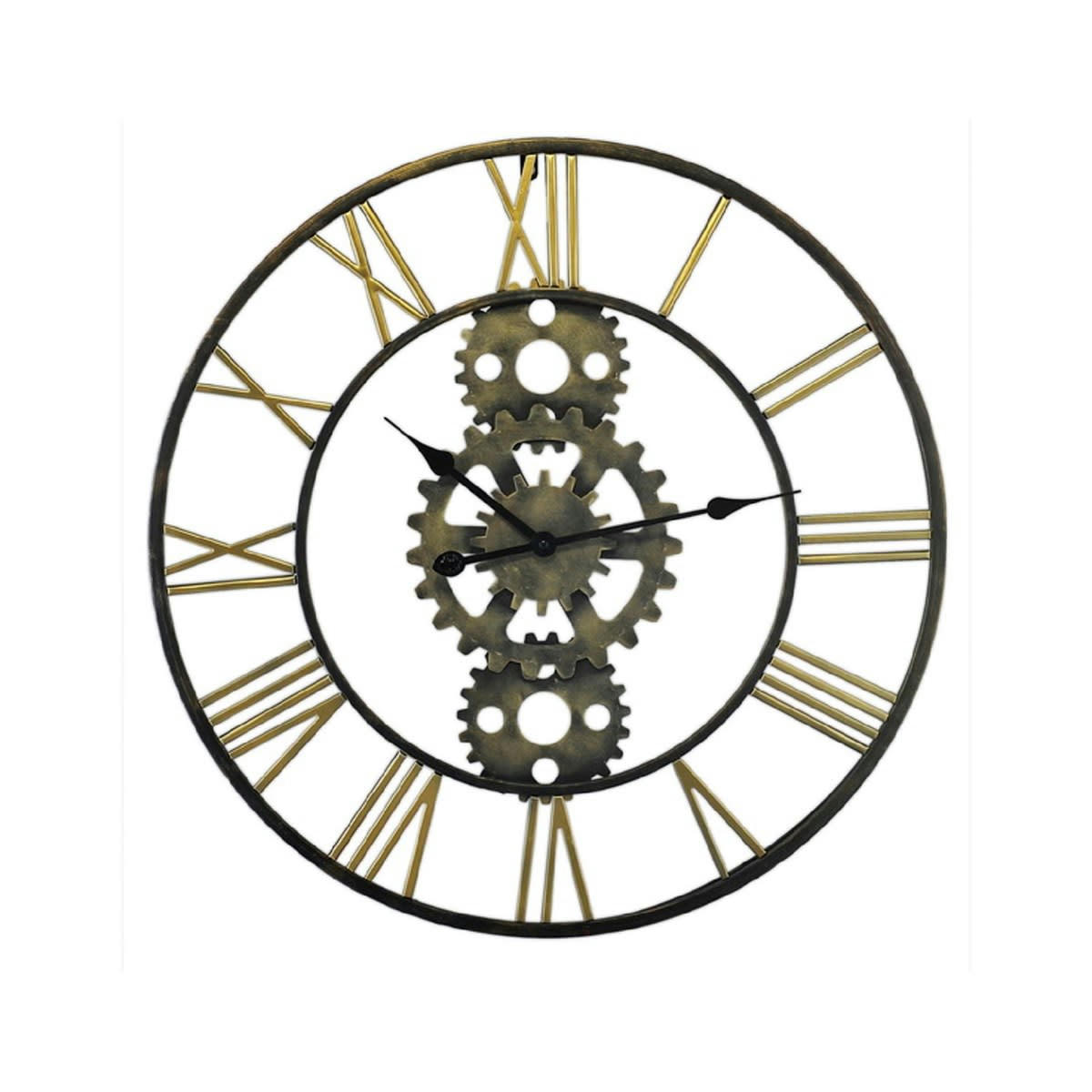 MÉCANISME - Horloge métal mécanisme noir D71